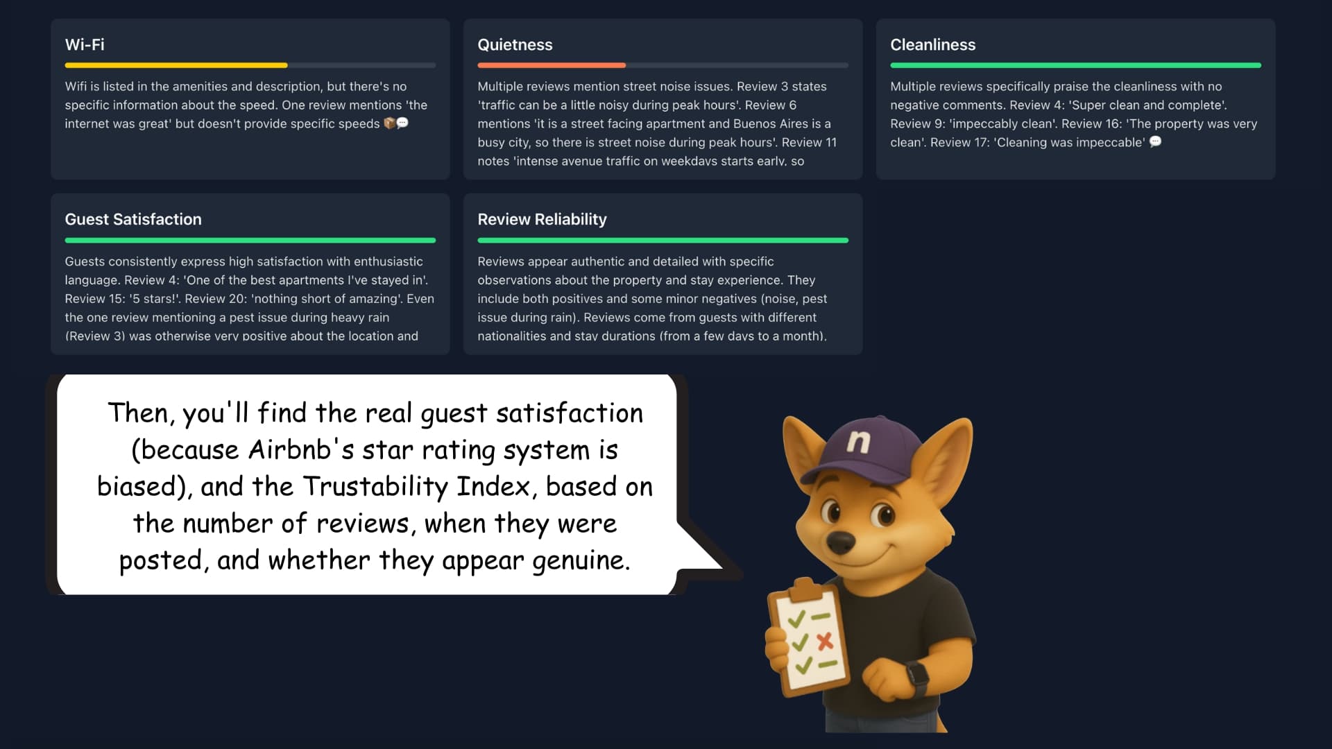 Reviews Scoring Feature